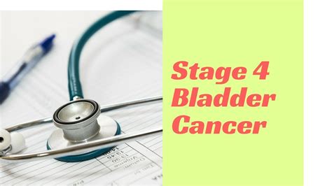 How To Talk To Your Doctor About Stage 4 Bladder Cancer Youtube
