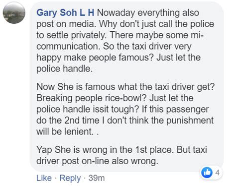 s pore taxi driver shames seemingly drunk lady for not paying fare backfires mothership sg