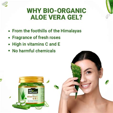 Indus Valley Bio Organic Aloe Vera Gel For Skin Hair Care