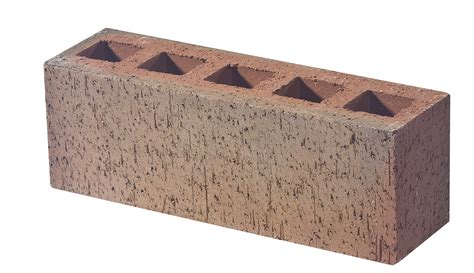 Red Five Holes Clay Brick Hollow Clay Blocks For Building Wall