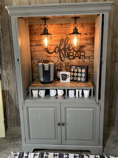 10 Black Coffee Bar Cabinet