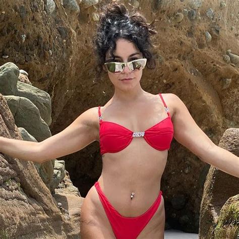 Vanessa Hudgens Sizzles In Red Bikini In New Pic
