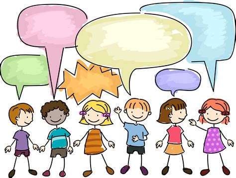 Clipart School Children Talking With Each Other 20 Free Cliparts