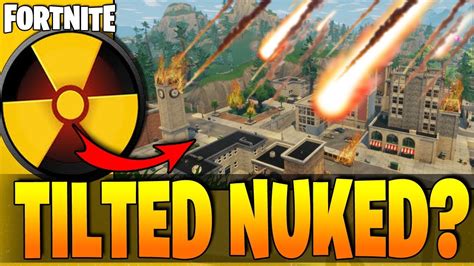 Fortnite Solved Tilted Towers Hit By Meteorite Nuked Battle