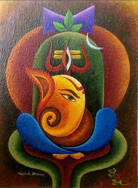 Easy Paintings Of Lord Ganesha