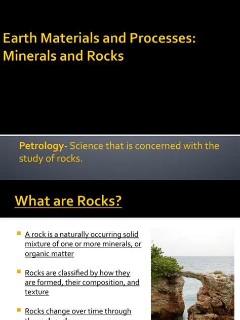 Petrology Science That Is Concerned With The Study Of Rocks Pdf