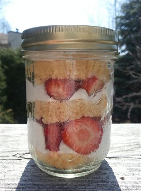 Strawberry Shortcake In A Jar Dairy Free Strawberry Shortcake Sweet Treats