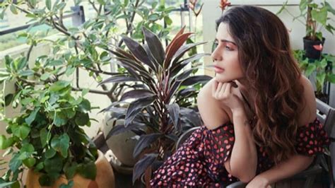 Samantha Ruth Prabhu Is Surrounded By Greenery As She Sits In Her