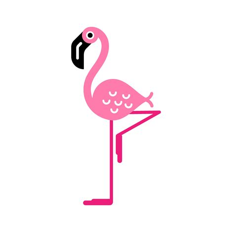 Pink Flamingo Clip Art Set Flamingo Svg Flamingo Cutting Etsy