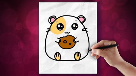 Kawaii Jak Narysować Chomika Rysowanie Dla Dzieci Krok Po Kroku
