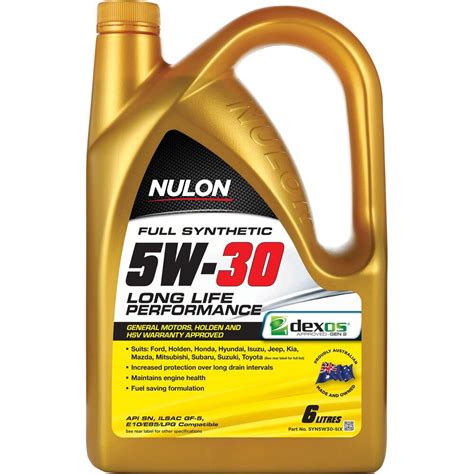 If an unopened container of engine oil is more than three years old, read the labels to make sure they meet the latest industry standards. Nulon Nulon Full Synthetic Long Life Engine Oil - 5W-30 6 ...