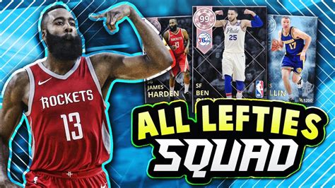 Nba 2k18 All Left Handed Players Squad Ft Pd Harden And Simmons