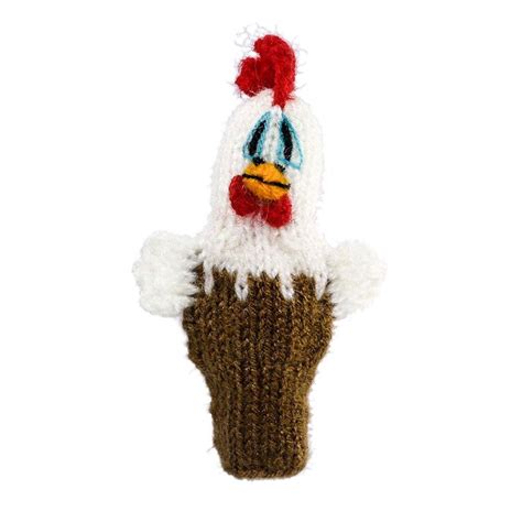 Chicken Finger Puppet Puppet Theater For Playing And Learning From Wool