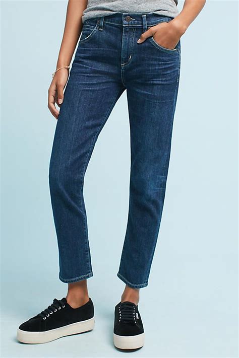 Citizens Of Humanity Elsa Mid Rise Slim Cropped Jeans Cropped Jeans