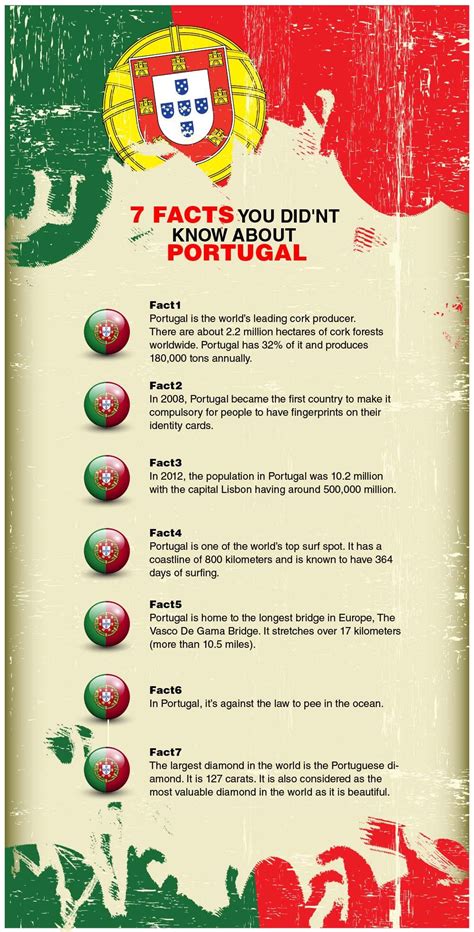 Infographic 7 Facts You Didnt Know About Portugal Infographics