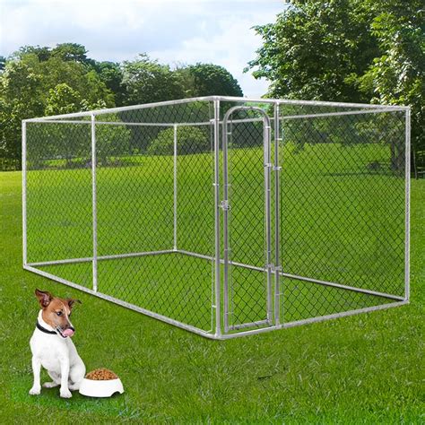 Dog Kennel Run & Pet Enclosure Run Animal Fencing Fence 4m x 2.3m x 1 ...