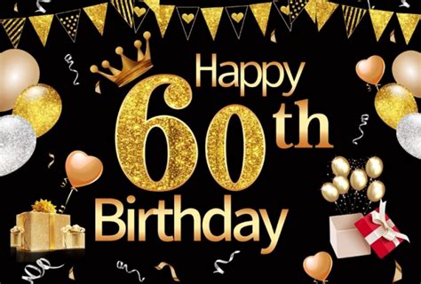 Expert Guide On Happy 60th Birthday Zoom Background From Customization
