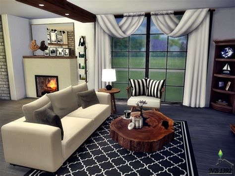 Aquarium Set S4cc Sims 4 Living Room Sims 4 Sims