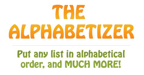 50 states and capitals in alphabetical order. Alphabetize a list in alphabetical order - and much more!