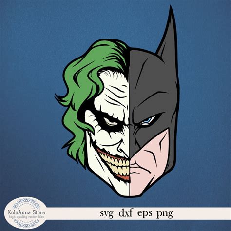 Batman Svg Joker Svg Joker Batman Gesicht Svg Superhelden Etsy Images