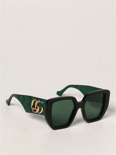 Gucci Sunglasses In Acetate Green Gucci Sunglasses Gg0956s Online At Gigliocom