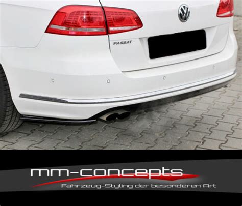 Cup Diffuser Side Approach Set For Vw Passat B7 3c R Line Variant Rear