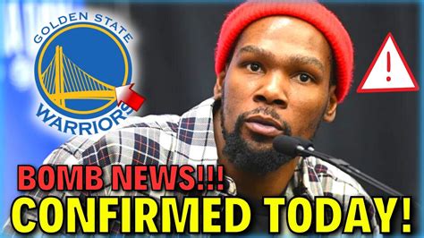 BREAKING NEWS DURANT TALKS ABOUT RETURN TO THE WARRIORS WARRIORS NEWS TODAY YouTube