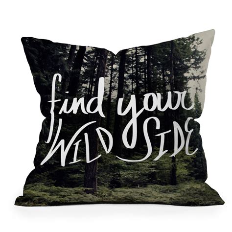 Wild Side Throw Pillow Leah Flores