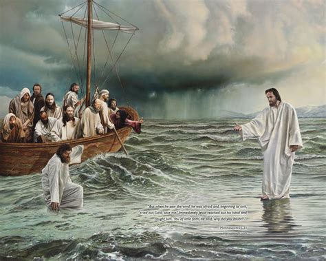 Throughout the bible the sea often stands as a symbol of the powers. A Walk On The Water or, "Peter's Song" | Sons of Thunder ...