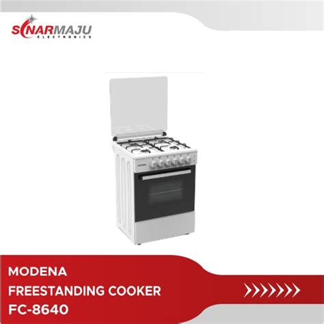 Kompor Gas Freestanding Dan Oven Gas Cooker Modena FC 8640