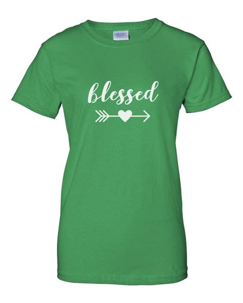 Womens Blessed T Shirt Christian Shirt Blessed Tshirt Faith