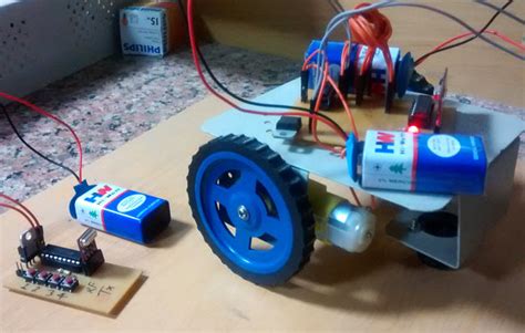 Rf Controlled Robot Project And Circuit Diagrams For Rf Transmitter And Rf Receiver