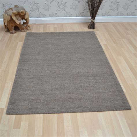 Plain Abrash Wool Rugs In Sand Free Uk Delivery The Rug Seller