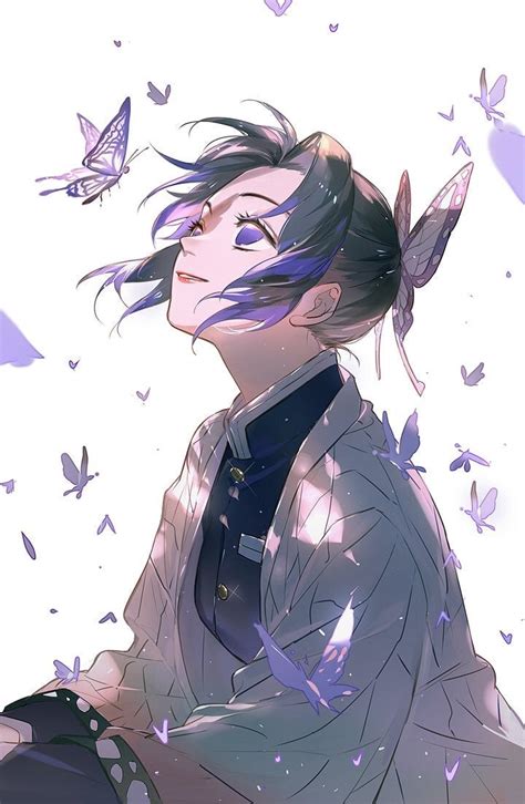 Shinobu Chan With Butterflies Rkimetsunoyaiba