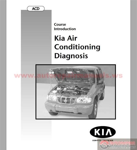 Kia Course Guidekia Air Conditioning Diagnosis Auto Repair Manual