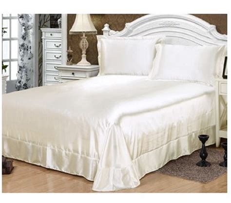 Though the mattresses are adjustable, they're set very close. Bed Sheet set Silk bedding sets Chinese satin sheets ...