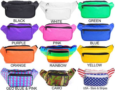 Fanny Pack Colorful With Unique Designs By Sojourner Bags