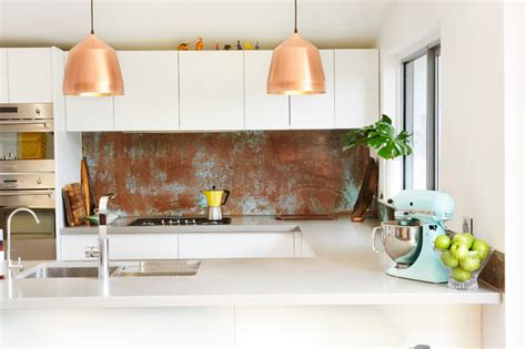 Copper Splashbacks Contemporary Kitchen Perth By Copper By Design