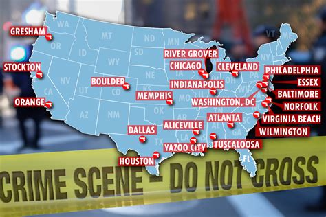Map Reveals Where 54 Mass Shootings Erupted Over Past Month As Cnn Host Says There S An Active