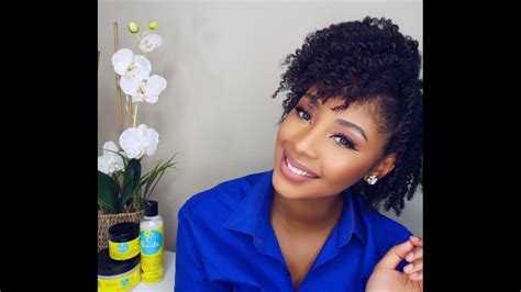 Super Defined Twist Out Mohawk Natural Hair Tutorial Blueberry Bliss