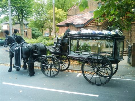Black Funeral Carriage Horse Drawn Occasions Uk