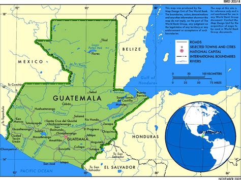 Mapas Geográficos Da Guatemala