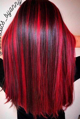18 Totally Awesome Hair Color Ideas For Two Tone Hair Red Hair With