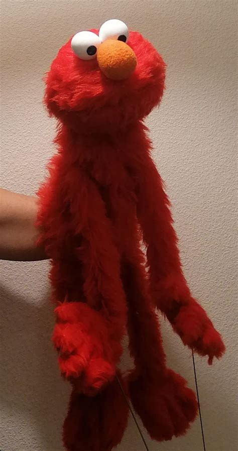 Elmo Muppet Puppet Replica 11 Handmade Sesame Street Etsy