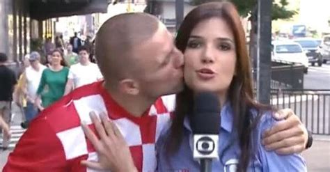 repórter que foi beijada ao vivo será apresentadora da globo