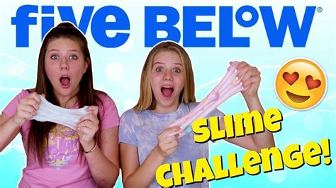 Slime Challenge At Five Below Taylor And Vanessa Youtube