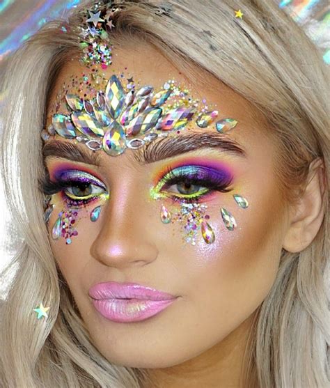 Festival Makeup Glitter Glitter Eye Makeup Rave Face Paint Makeup