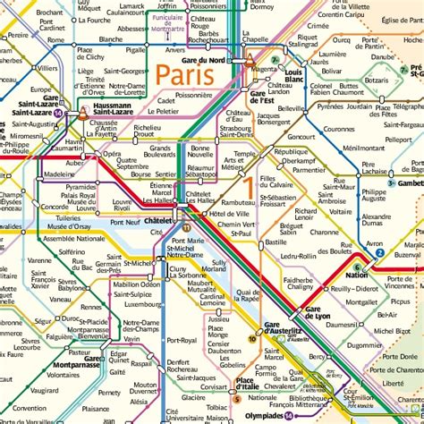 Viajar A Paris Metro De Par S Mapa Del Metro De Par S