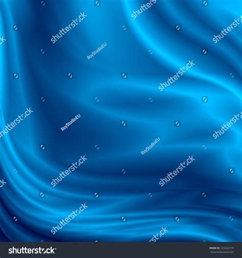 Blue Abstract Background Silk Satin Texture Stock Illustration
