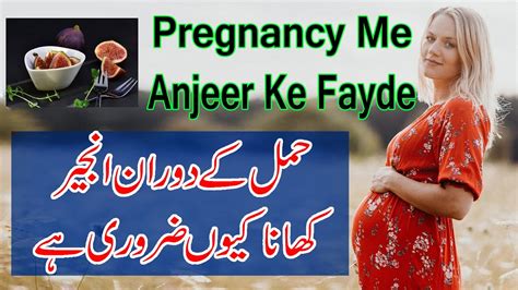 pregnancy me anjeer ke fayde kya pregnancy me anjeer kha sakte hain health tip in urdu youtube